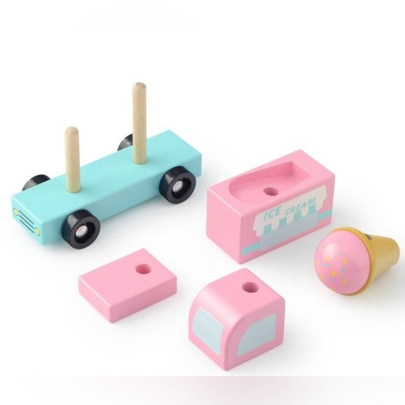 Target Bullseye Playground Kids Wood Stacking🍦 - Picture 6 of 11